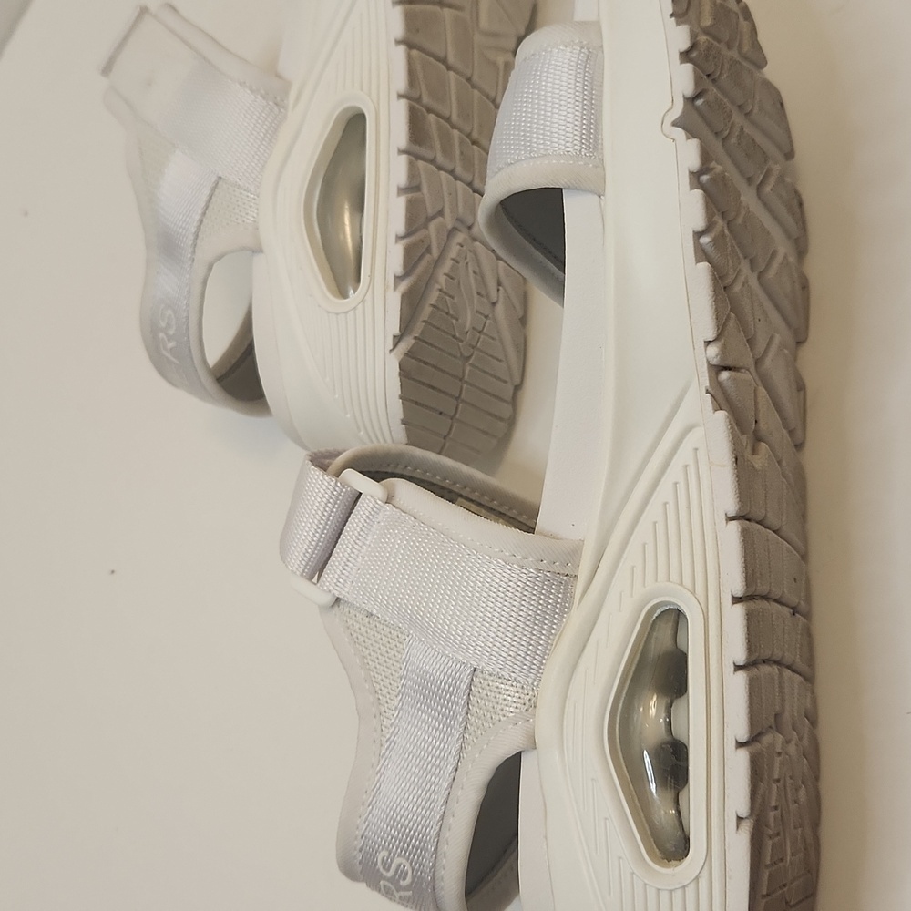 Skechers Women's Cali Uno New Sesh White Sandal Size 9 - Picture 8 of 10